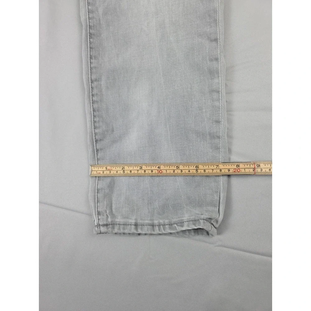 Aeropostale Jeans Skinny Tapered Fit Gray Denim Mens 32x30 Nice Whiskers